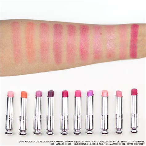 dior lip glow miss dior swatch|Dior Lip Glow shades.